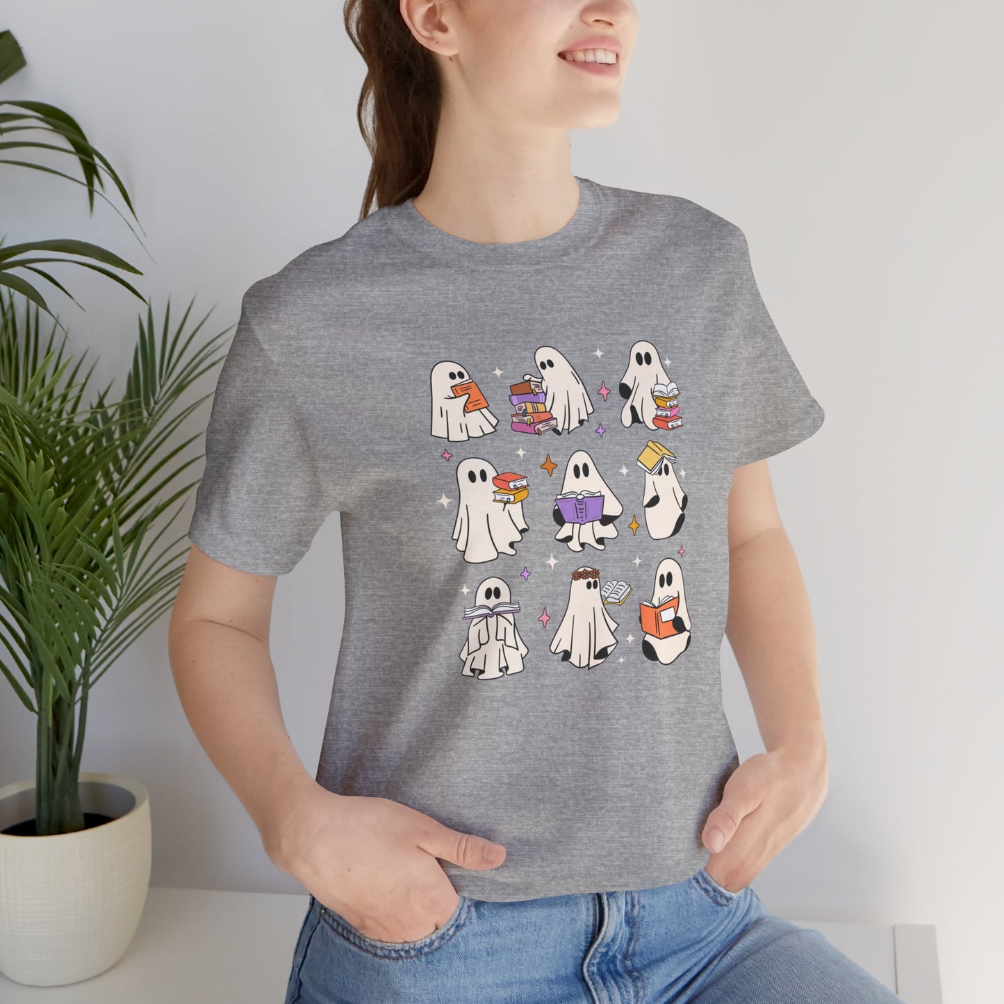Spooky Ghost Readers Short Sleeve
