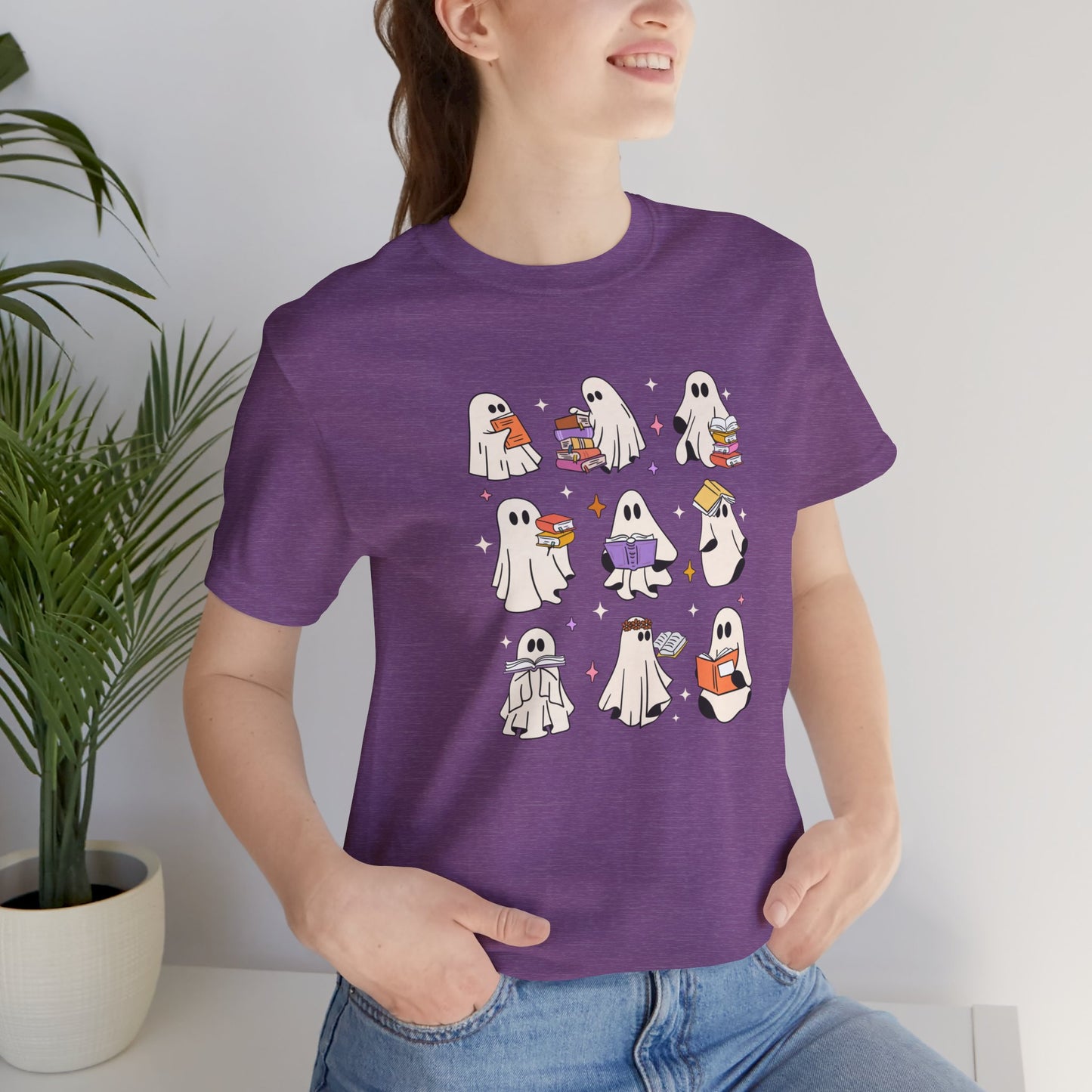 Spooky Ghost Readers Short Sleeve