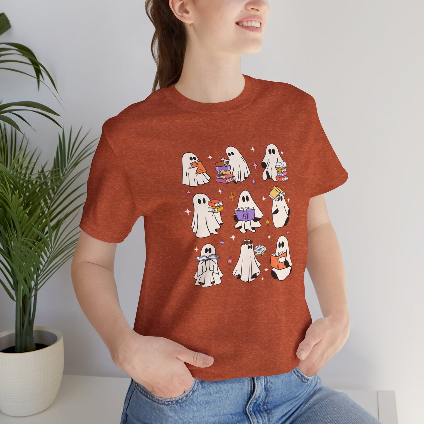 Spooky Ghost Readers Short Sleeve