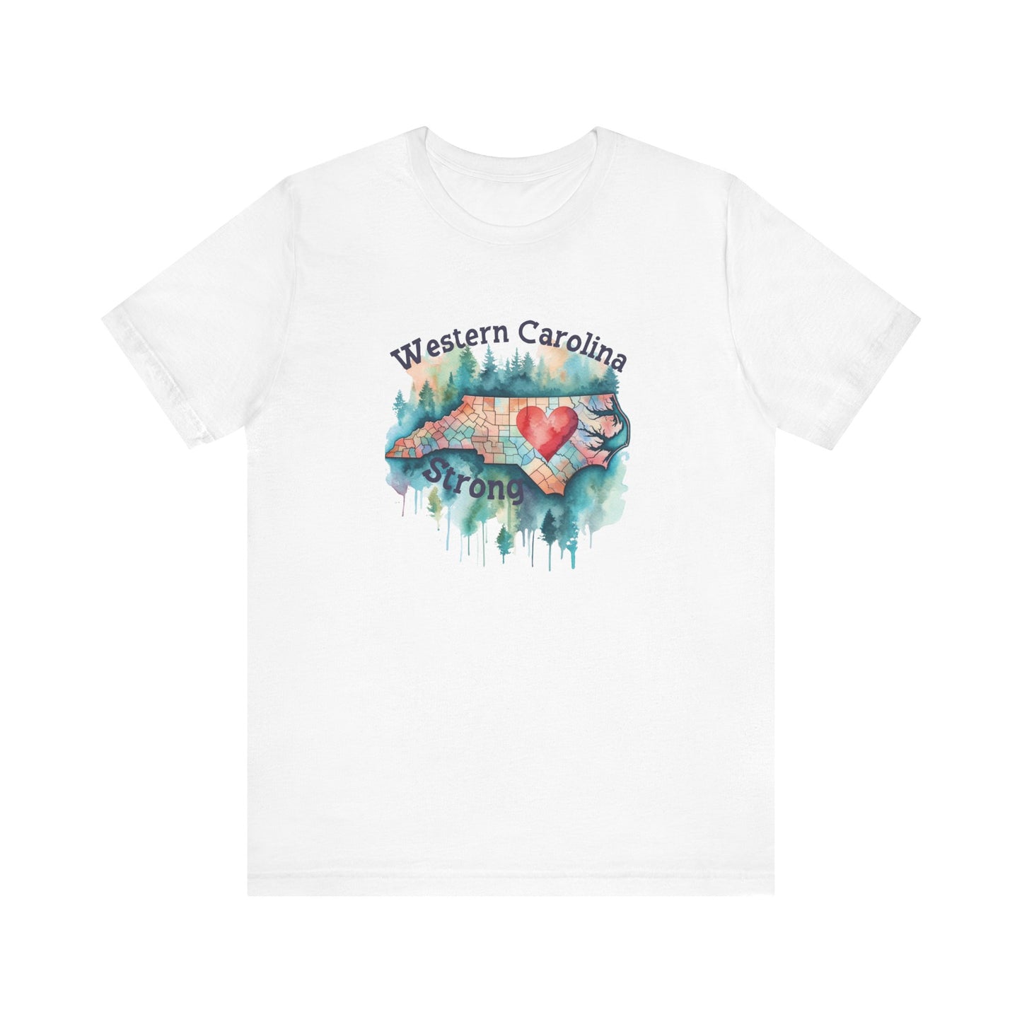 Watercolor Wester Carolina Strong Unisex Tee